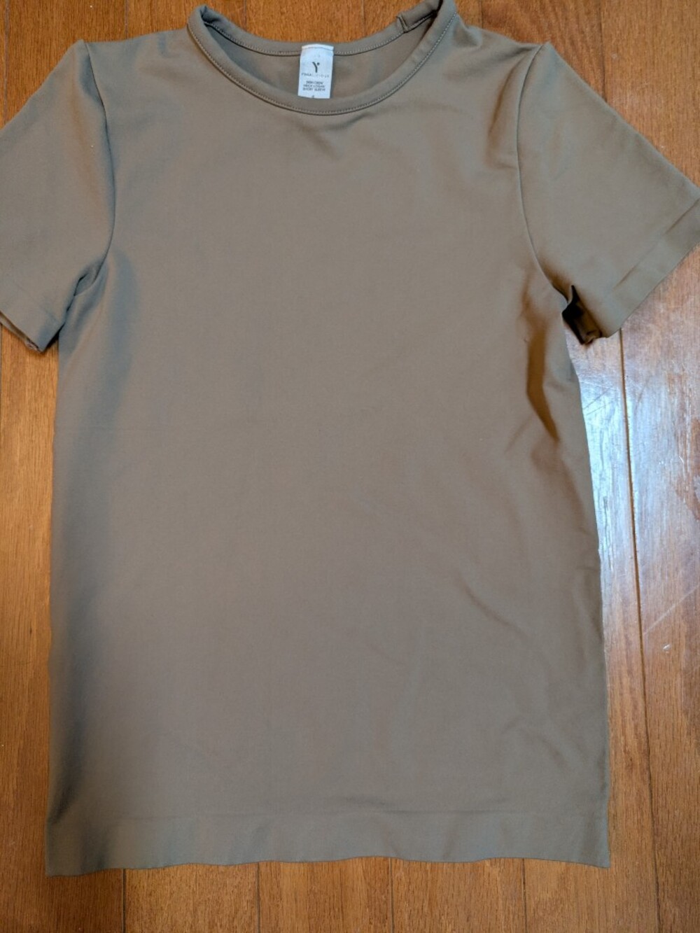 Yogalicious Women's Short Sleeve Tee - Taupe Brown